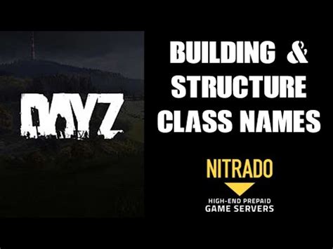 A multi-platform game running on a custom version of Unreal Engine 4. . Dayz class names